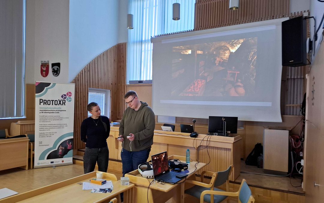 The University of Lapland held an XR workshop for entrepreneurs in Kittilä